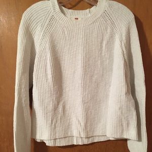 Levi’s Women’s White Cotton Sweater